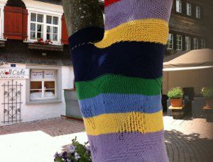 Baumkleid gestrickt